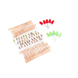 50pcs 1K 10K 100K 220 Ohm 1/4W Metal Film Resistor and Led KIT for Raspberry Pi /