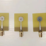 2.87Ghz Microwave Antenna/measurement/miniaturized Antenna/hexagonal Spiral Monopole Antenna