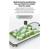 Wireless Charging Ultra Slim Tracking Card IPX68 Waterproof Works for Apple Find My Ultra Thin Tracker Keys Suitcase Bag Locator