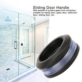 Bathroom Door Handle Bathroom Knobs Shower Glass Sliding Door Round Stainless Steel Handle Wood Door Pull Knob for Home Bathroom