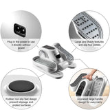 Fully Assembled Compact Elliptical Machine Under Desk Pedal Exerciser with Touch Screen Display Remote Control & Non-Slip Pedals