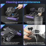Vacuum Cleaner For Mattress Filter& Ultrasonic Technology, Handheld Versatile Cleaning Tool For Bed, Sofa, Couch, Crib(US P