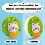 DIY Magic Puffy Paint With Drawing Pens With Easel Foam Texture Blank Painting Paper Handicraft Magic Texture Painting Kit