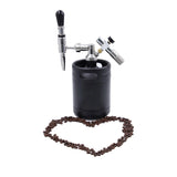 Hot selling custom logo 64oz Nitro Cold Brew Coffee Maker Home Keg with Stainless Steel Relief Valve Pressure Gage