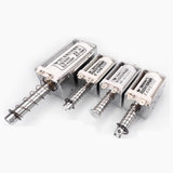 Push-pull electromagnet DC 12V 24V AC 220V self-resetting 60MM long stroke electromagnet thrust 15KG
