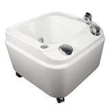 Footbath Foot Therapy Machine Beauty Salon Acrylic Massage Surf Light Spa Footbath Foot Therapy Bowl