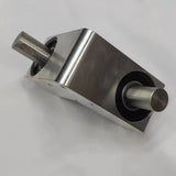 Right Angle Commutator Micro 90 Degree Corner Turning Device 1:1 20T Spiral Bevel Aluminum Gearbox Out Shaft Diameter 20MM
