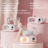 220V Cup Heater Coffee Mug Warmer Pet Heating Coaster Smart Thermostatic Heating Pad Milk Tea Coffee Warmer Mat For Friends Gift