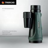 TROSCAS 12X50 Outdoor Waterproof ED Telescopes Monocular Handheld Professional HD Bird Watching Mirror for Hunting Camping