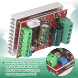 3X DC 660V 400W BLDC Three Phase DC Brushless Motor Controller PWM Hall Motor Control Driver Board 12V 24V 48V