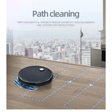 Ideal For Daily Cleaning Solution Intelligent Sweeping Robot With Water Tank Low Noise Anti-Tangle