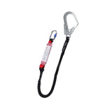 Professional Outdoor High - Altitude Operation Single and Double Hook Elastic Rope Fall - Prevention Buffer Bag Safety Rope