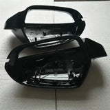 Car Rearview Mirror Cover For A6 C7 C7.5 S6 4G 2012-2018 Black Side Mirror Cap Covers Car Accessories