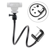 For Logitech C930e, C930 C920, C922x, C922,Brio 4K, Etc Compatible Flexible Arm Desk Mount Webcam Stand Holder Camera Brac