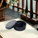 Calligraphy Inkstone with Cover Students Supplies for Chinese Japanese Writing Inkstone Professional Ink Plate Ink Well Dish