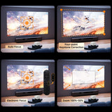 Everycom H5 Pro OEM ODM Full HD Electric Focus Home Theater Cinema LED Beamer 1080p LED Android Projector 4K Projector