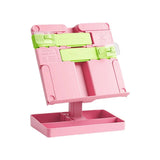 Liftable Reading Rack Adjustable Large Capacity Reading Stand Book Holder with Pencil Case Base Reading Storage Artifact