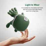 Portable finger pressure neck and back massager, electric deep tissue 4D simulation hand design, relieves and relaxes muscle