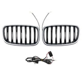 LED Grille Front Bumper Grille For BMW X5 X6 E70 E71 2006-2015 Car Front Light Parts