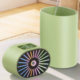 Thick fog humidifier 1.1L, household silent bedroom large capacity colorful breathing light rainbow light, with night