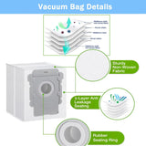 For iRobot Roomba Combo i5 i5+ Combo j5 j5+ Sweeper Accessory Set with 1 Multi-Surface Rubber Brushes, 4 Filters, 4 Mop Ear