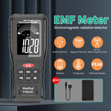 Mastfuyi FY8818C EMF Meter Electromagnetic Radiation Detector Rechargeable High Precision Electric Field Magnetic Field RF Test