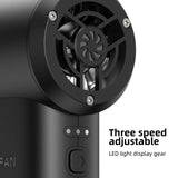 Handheld Three Gear Speed Adjustable Brushless Motor 130000 RPM Wind Speed Duct Motor Fans X5 Violent Blower Mini Turbo Jet Fan
