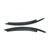 Carbon Fiber Car Eyelids Eyebrows Lids Headlight Trim Covers For  CC 2013-2018