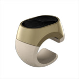 Delighted- Remote Control Ring Wireless Bluetooth-Compatible Mobile Remote Control Ring Support Smartphone/PC/BT Keypad Golden
