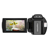 4K HD 48MP WIFI Action Digital Cameras Anti-Shake Monoculars Camcorder 16X Zoom DV Recorder Camera with Rotation Screen