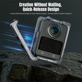 For DJI OSMO 360 Metal Cage Full Protective Frame Quick Release Cold Shoe Mount Rabbit Cage Accessory