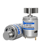 RF-385 Miniature DC Vibration Motor 12V/24V 4000RPM/8000RPM Forward and Reversal Motor with Round/Sector Head Speed Adjustable