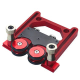 Adjustable Thin Rip Jig Anti-Rebound Feather Board Tool Stock Guide Roller Aluminum Alloy One-Way Table Saw Feeding Guide Roller