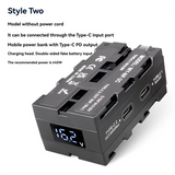 D-TAP To NP-F550/970 Monitor Wireless Image Transmission Virtual Battery Monitor LED Light External V-Port Power Supply