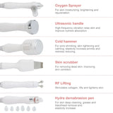 New 7 in 1 Hydro Dermabrasion Skin Care Beauty Machine Water Oxygen Jet Hydro Diamond Peeling Microdermabrasion Device