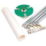 FM GP Antenna Campus Broadcast Telescopic Antenna 65-375MHZ BNC Q9 RF HAM Radio Amplifier