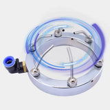 125mm Diameter CNC Water Spray Ring with 6 Adjustable Nozzles Metal Cooling Ring for Stone Engraving Machine Milling Machining C