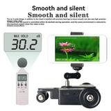 Photography Trolley Silent Slide Rail Camera Focus Tracking Slide Trolley For Gopro Hero 12 Iphone 15 Pro Max  S23