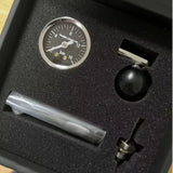 E61 Flow Control Device Flow Profil Valve E61 a Professional Upgrade Kit Black Ball Black Pressure Gauge
