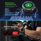 GPS Smart Watch Men 1.43 Inch AMOLED Bluetooth Calling Heart Rate Blood Oxygen Health Monitor 5ATM Waterproof Sports Smartwatch