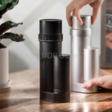 220V Electric Coffee Bean Grinder Home 100W Small Hand Drip Automatic Grinding Machine Quiet Grinding Aluminum Body CNC Cutter