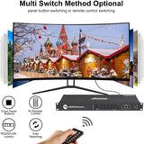TESmart 16 Port HDMI Switch 4K UHD 3840x2160@60Hz With RS232 LAN Port Support HDCP 2.2 EDID 16x1 Video Switcher Box