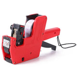 1 Roll Labels + 1 Ink Digital Tag Printer MX-5500 8 Digits Display Handheld Labeler Office Supermarket Price Label Printer