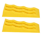 1 Pair 3 Level RV Leveling Ramps Camper Trailer Wheel Chocks Leveling & Stabilizing for Uneven Ground and Parking Lots