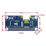 Raspberry Pi Zero 2W USB to RJ45 Ethernet Adapter with USB 2.0 Hub Expansion Board