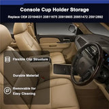 Exclusive For Chevy Yukon Suburban Silverado Cadillac 2007-2014 Compatible 23164631 Console Cup Holder Storage Drinks Cup Holder