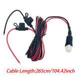 4 Pin 12AWG DC Power Cord Cable for Yaesu Radio FT-450D FT-891 FT-991 FTDX-1200 for Kenwood TS-480 TS-590SG TS-890s