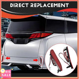 A42P-Car LED Rear Bumper Reflector Light Taillight Fog Light Brake Light For Toyota Alphard 40 Series 2023+