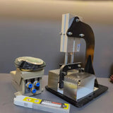 Pneumatic Rubber Strip Cutter with Foot Pedal, Includes 10 Blades
