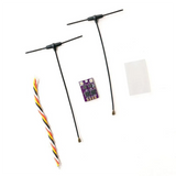ELRS 2.4G Diversity Receiver With Dual RX Antenna Built-In TCXO CRSF Protocol For FPV Freestyle RC Racing Long Range Drone